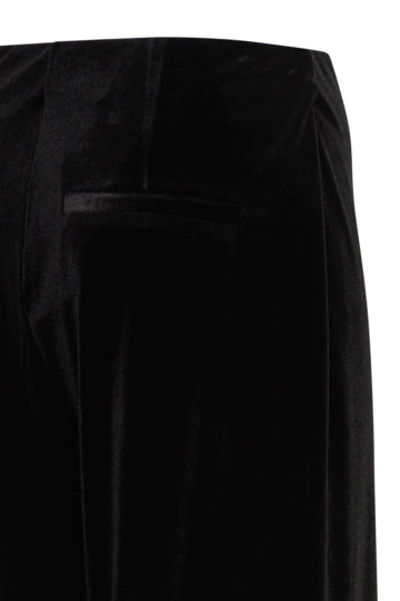 Pantalón terciopelo negro ELBA