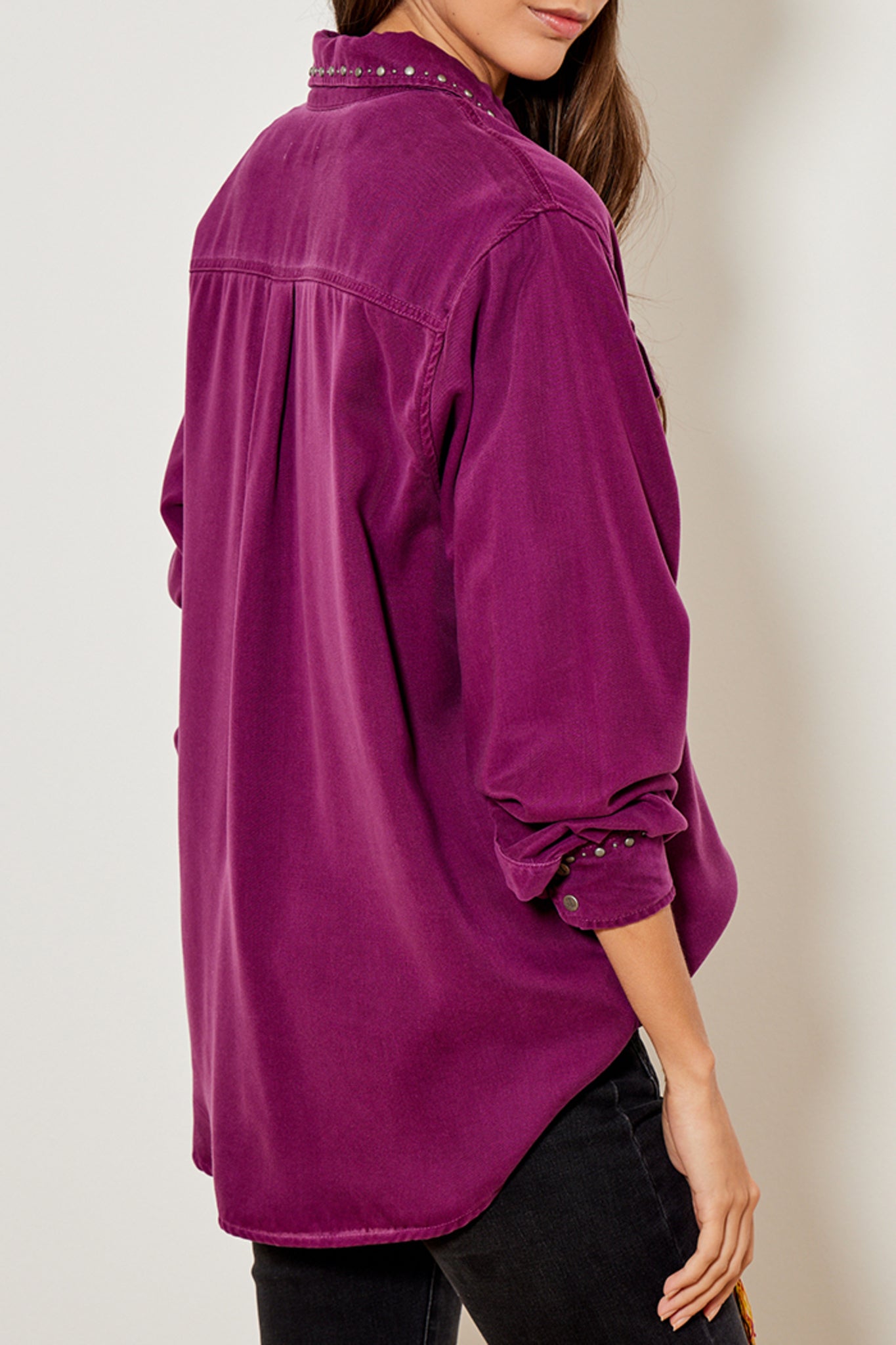 Sobrecamisa magenta MAGDA