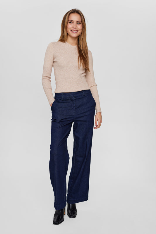 Pantalón sastre denim CONSTANCE