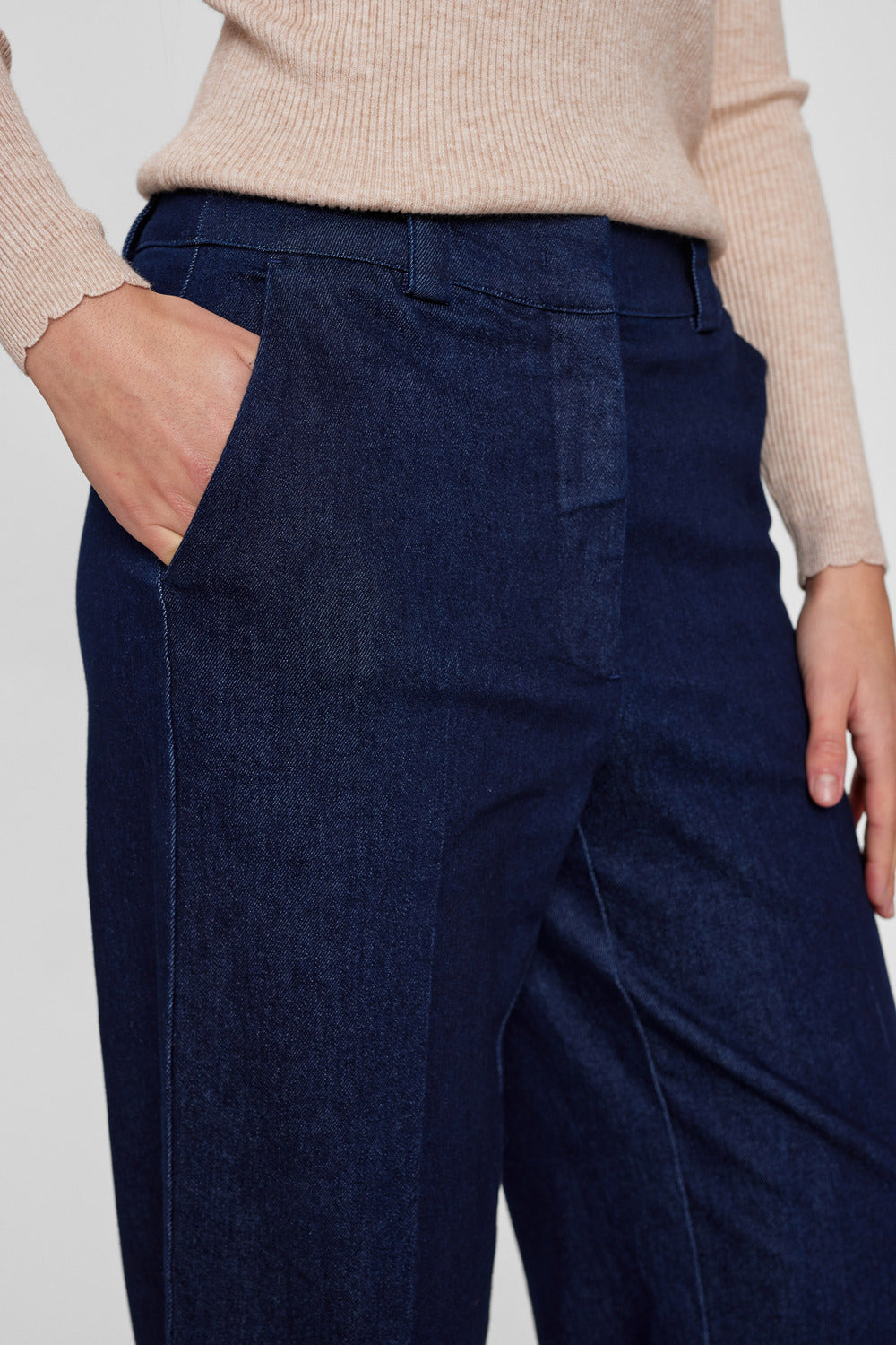 Pantalón sastre denim CONSTANCE