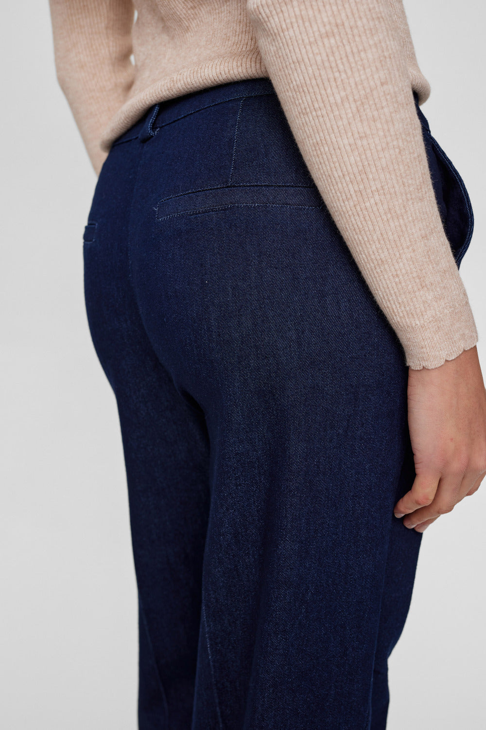 Pantalón sastre denim CONSTANCE