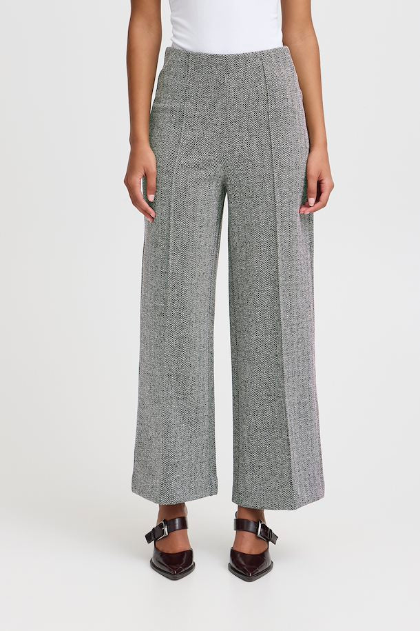 Pantalón espiga jacquard KATE