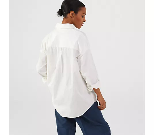 Camisa blanca holgada COOL