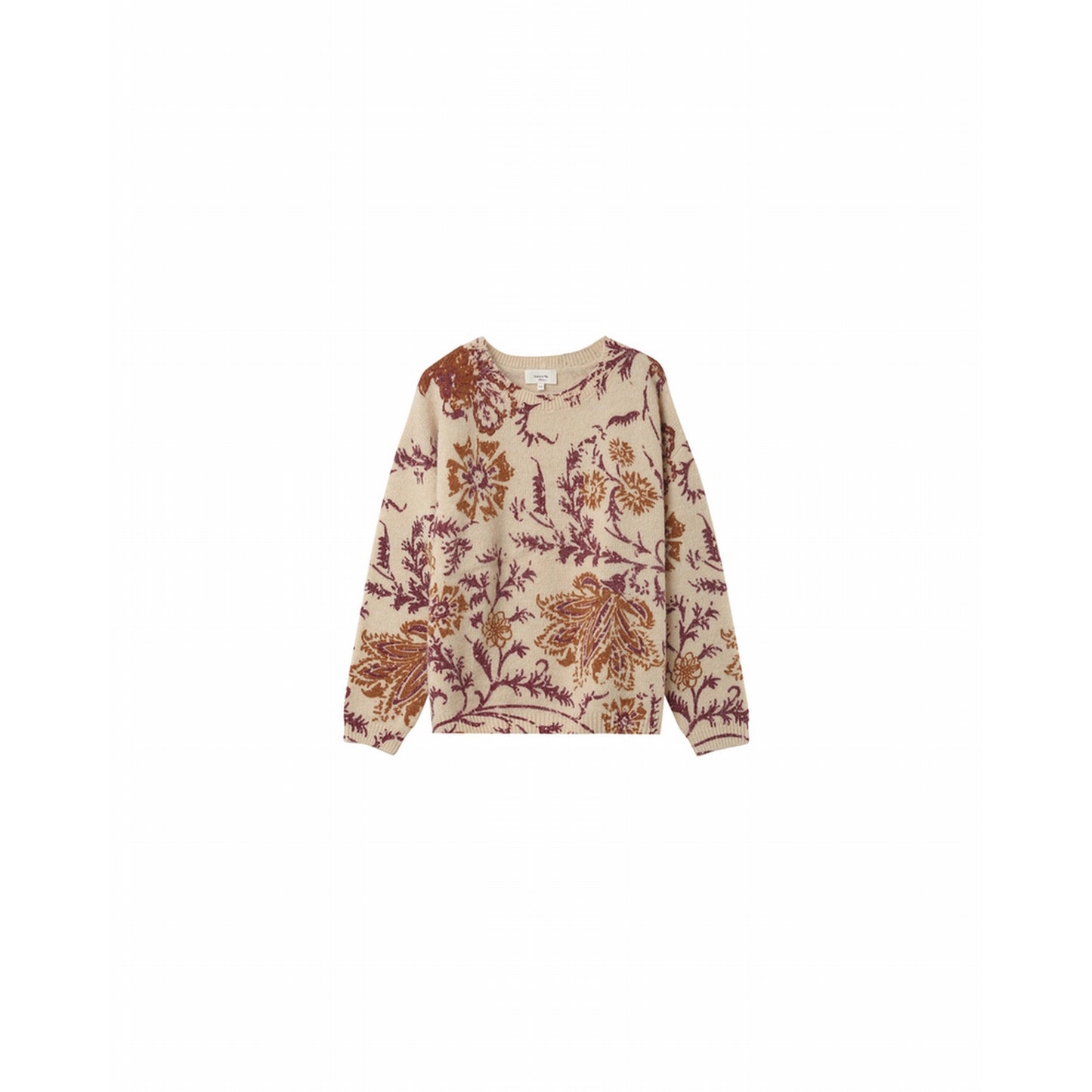 Jersey beige estampado LENA