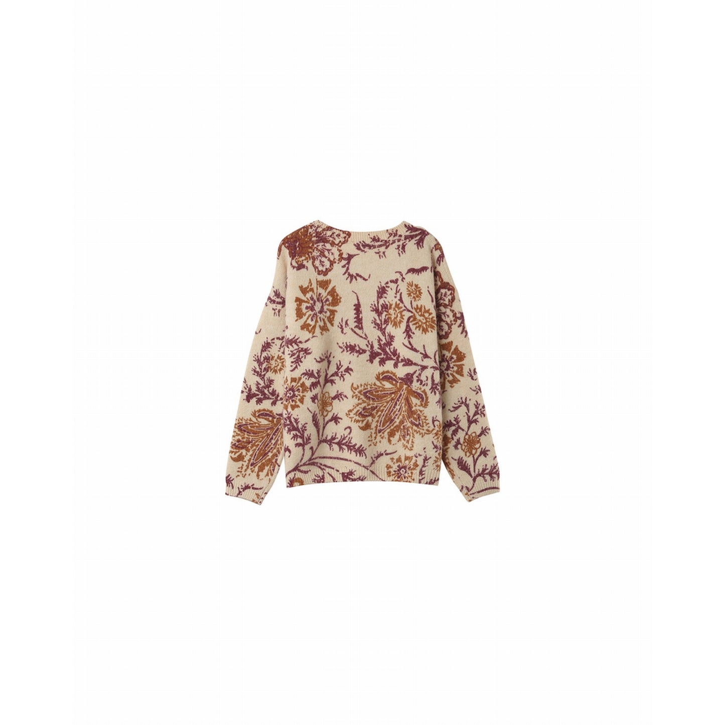 Jersey beige estampado LENA