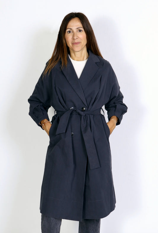 Gabardina azul marino DEEP